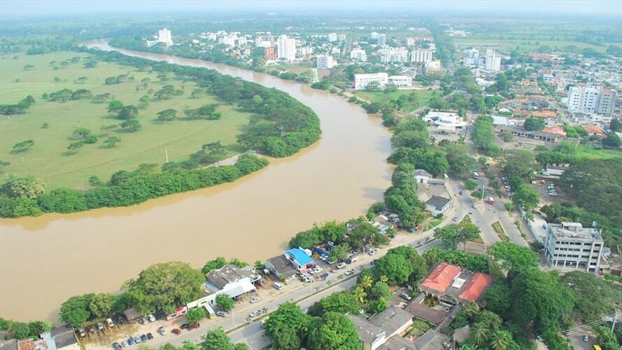 La cuenca del Río Sinú se mantiene en alerta roja y la cuenca del Río San Jorge en alerta naranja.. Foto: Colprensa