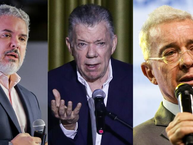 Iván Duque, Juan Manuel Santos y Álvaro Uribe / Colprensa