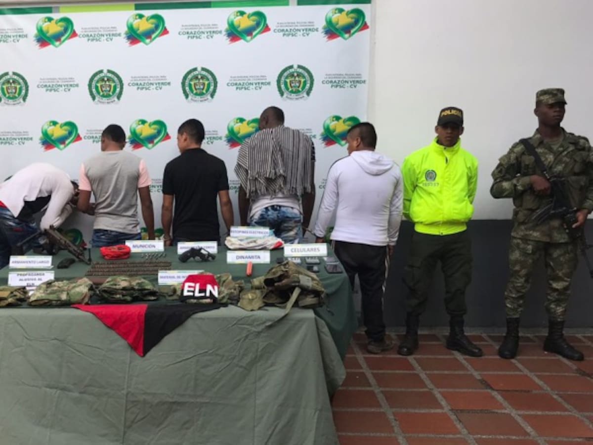 Capturados en el Cauca 6 presuntos integrantes del ELN