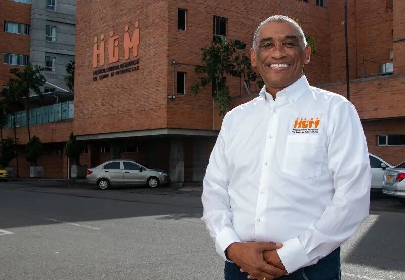 Mario Fernando Córdova, exgerente del Hospital General de Medellín.