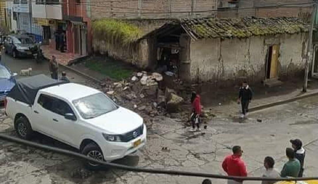 Generó el colapso de parte de una vivienda en el municipio de Túquerres, por fortuna sin que se presenten personas lesionadas ni fallecidas.