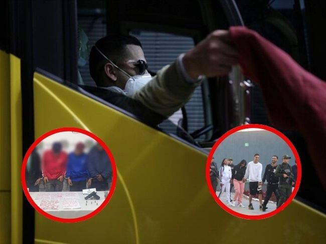 Duro golpe contra 'Los Satanás' en Bogotá y Soacha: Hay 13 capturados. Foto: Colprensa/ Mebog/ Policía Soacha/ Caracol Radio.