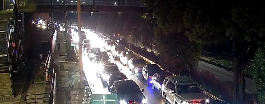 Trancon en la Calera / Secretaría de Movilidada