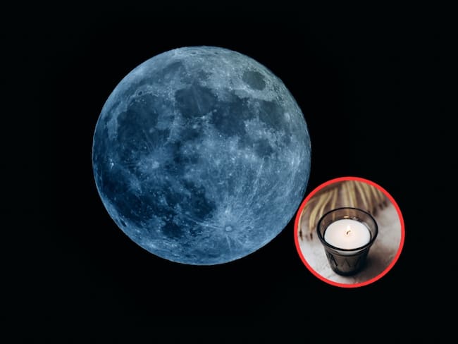 Superluna Azul y ritual con vela  // Fotos de referencia: Getty Images