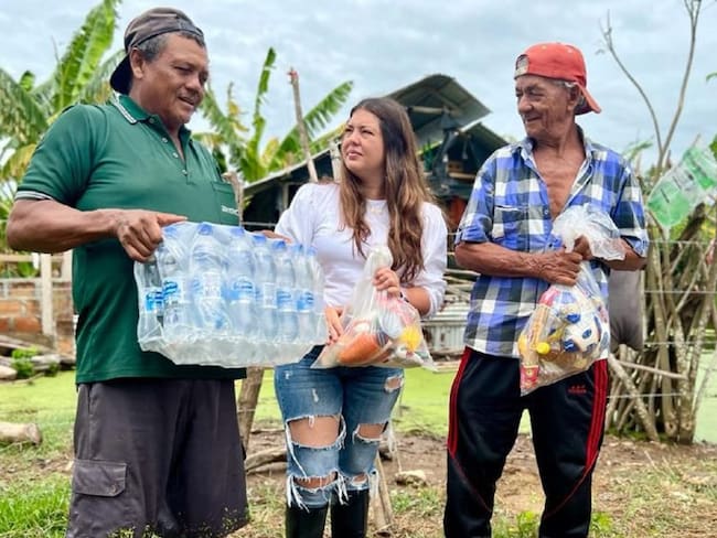 Ayudas damnificados en Bolívar