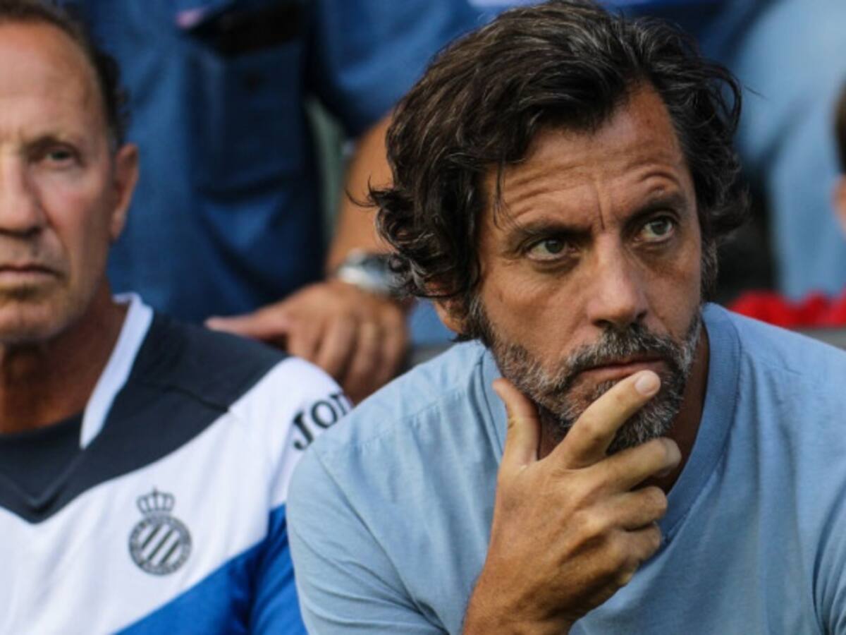 Quique Sánchez, entrenador del Espanyol, fue despedido del cargo
