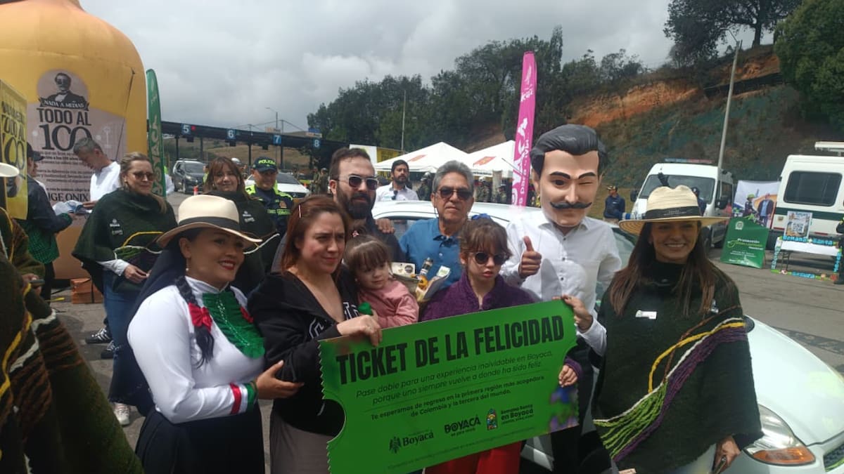 Los turistas que llegaron a Boyacá para Semana Santa fueron recibidos con los brazos abiertos