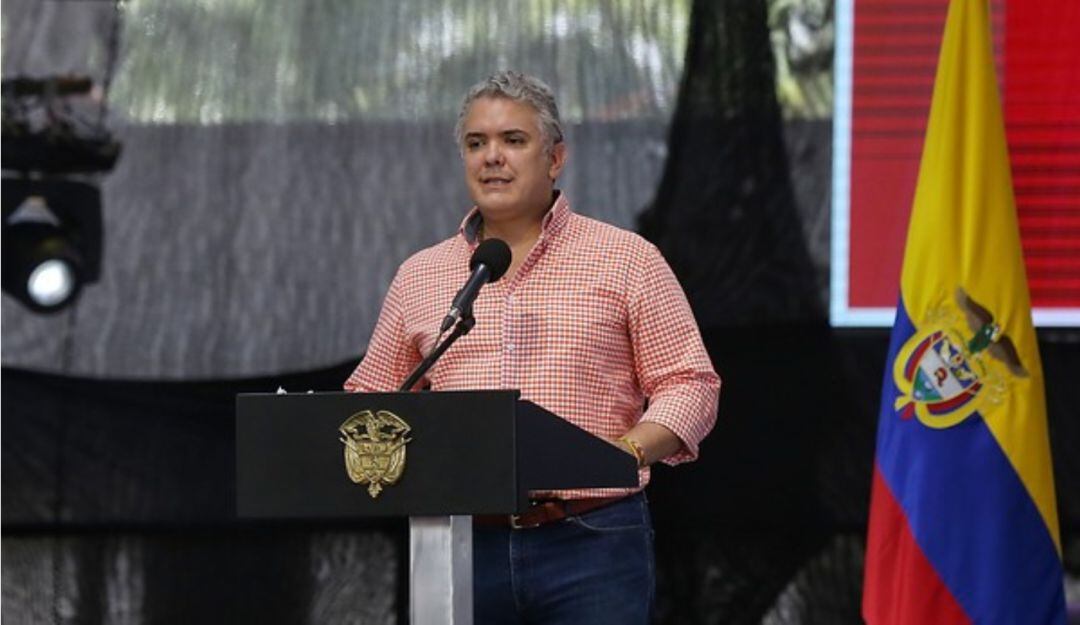 Iván Duque, presidente de Colombia. 