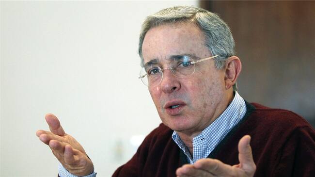 Álvaro Uribe Vélez, senador colombiano.. Foto: Associated Press - AP