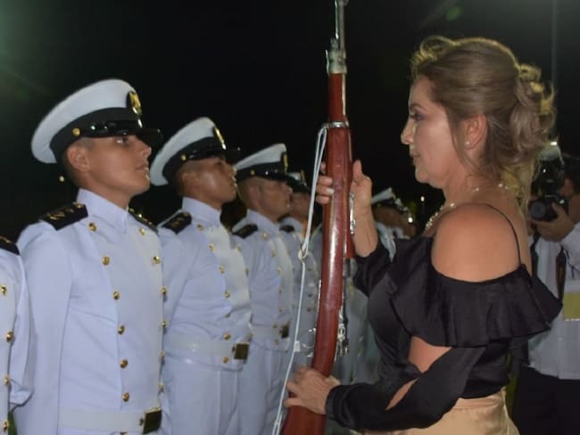 Aspirantes de la Armada juraron fidelidad a su bandera en Cartagena