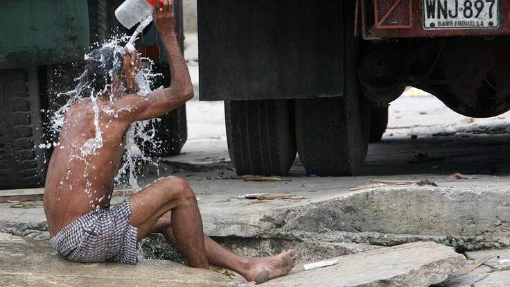 Ola de calor se cobró la primera víctima en Santa Marta. Foto: Colprensa