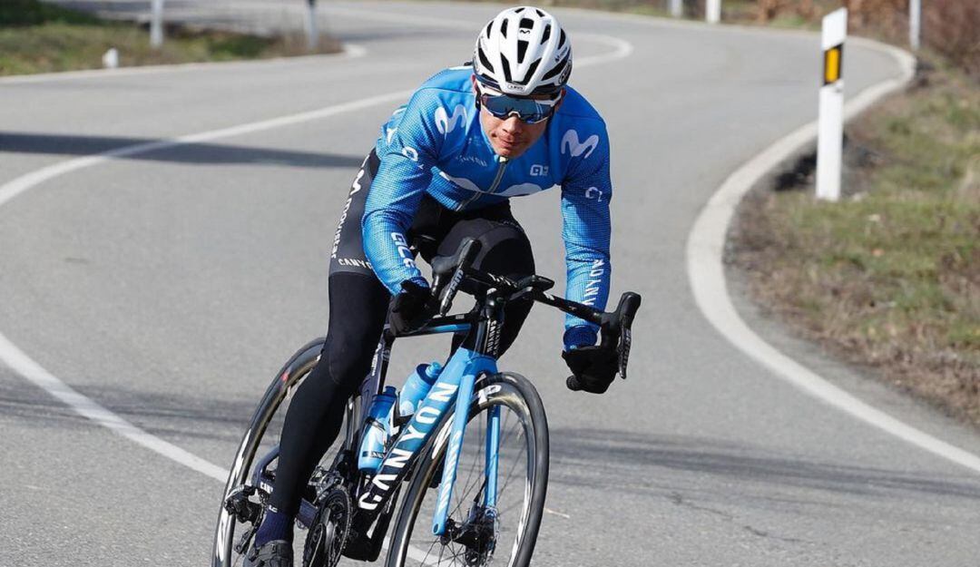 Miguel Ángel López, ciclista colombiano del Movistar Team
