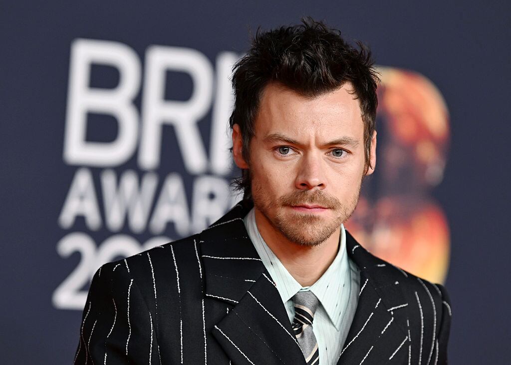 MANCHESTER, ENGLAND - FEBRUARY 28: (EDITORIAL USE ONLY) Harry Styles attends The BRIT Awards 2026 at Co-op Live on February 28, 2026 in Manchester, England. (Photo by Gareth Cattermole/Getty Images)