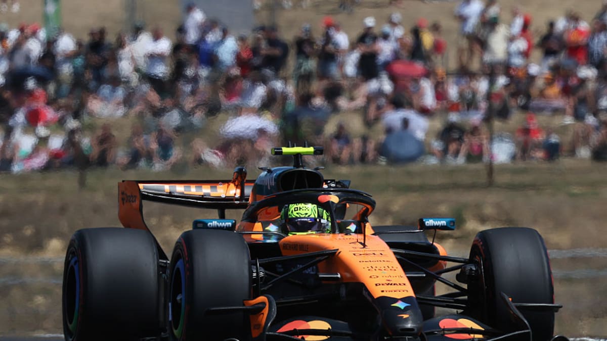 Norris supera por poco a Ferrari y saldrá primero en el premio de Hungría