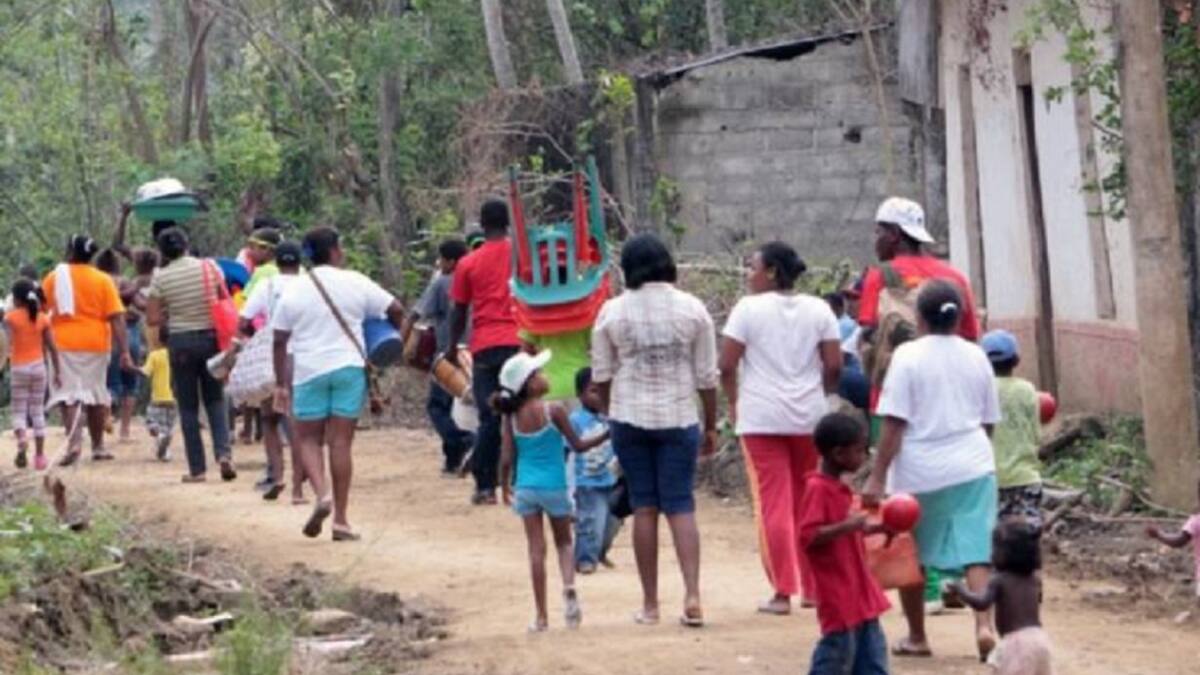 Autoridades de Bolívar alertan por más de 1.800 desplazados tras enfrentamientos armados