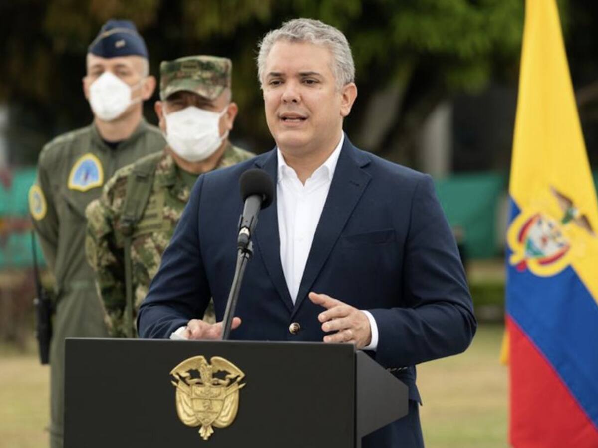 Presidente Duque pide a policía informe sobre actuación durante protesta