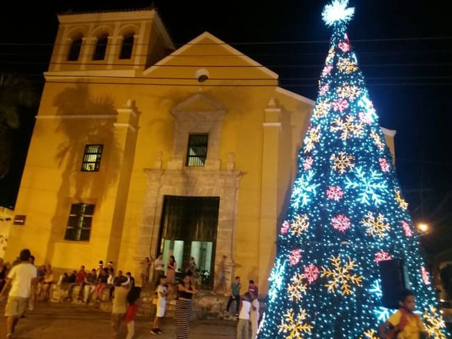 La decoración navideña de Cartagena tiene luces led que ahorran energía