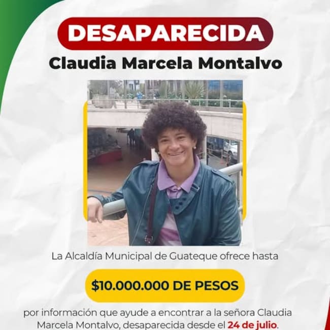 La administración municipal ofrece hasta 10 millones, por información que dé con su paradero.