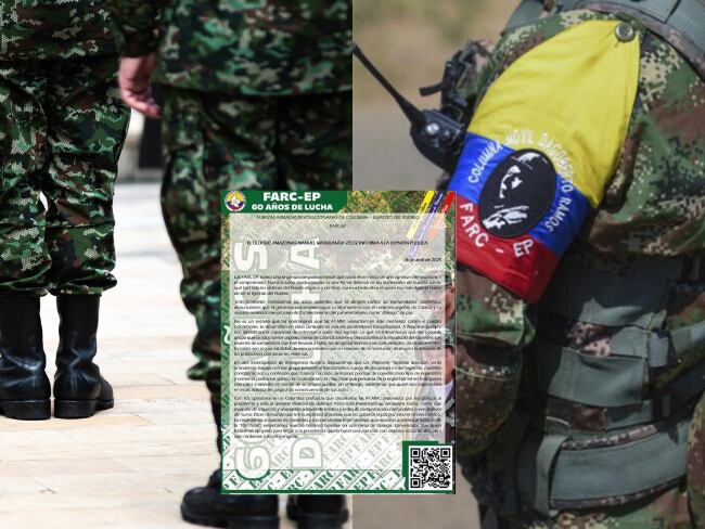 Disidencias anuncian "paro armado" en Caquetá.