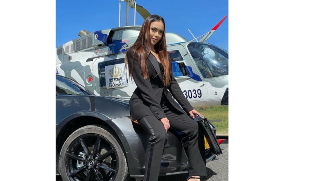 Epa Colombia, influencer colombiana en accidente de tránsito. 