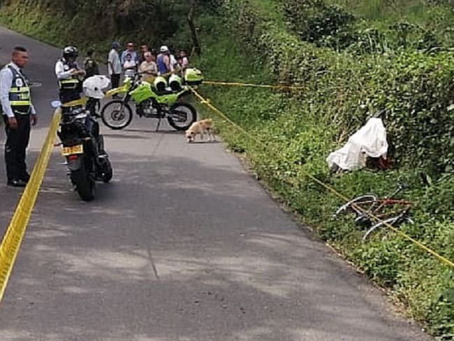 Un menor murió en Calarcá tras perder el control de su bicicleta y caer