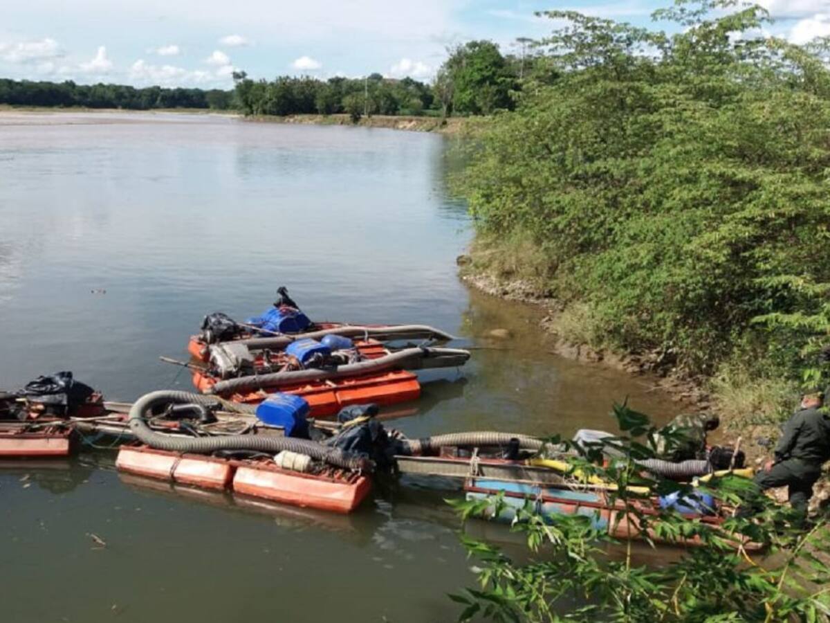 Encuentran presunto sitio de minería ilegal en zona rural de La Dorada