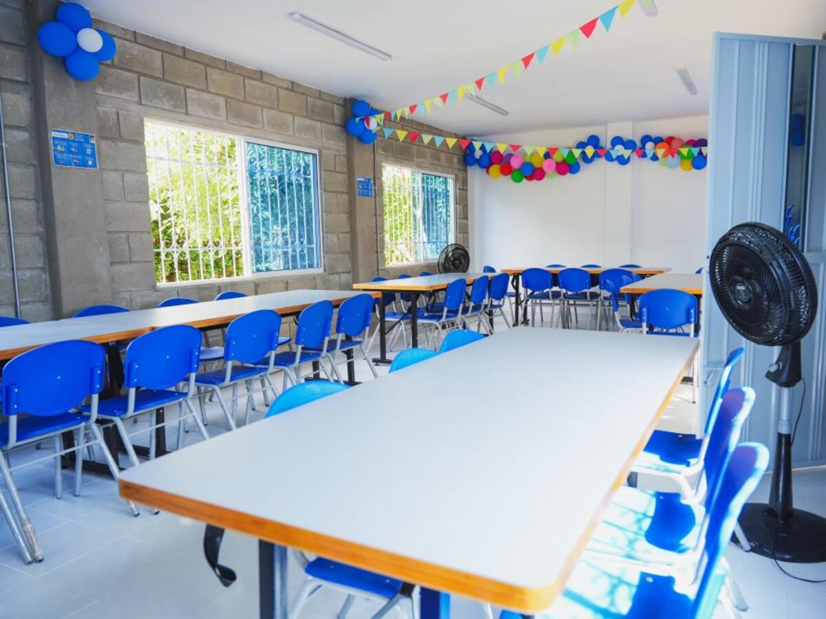 ISA Ruta Costera entregan comedor escolar en Arroyo de las Canoas, en Cartagena