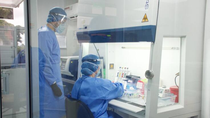 60% de pruebas de COVID en laboratorio de Uniquindío son positivas