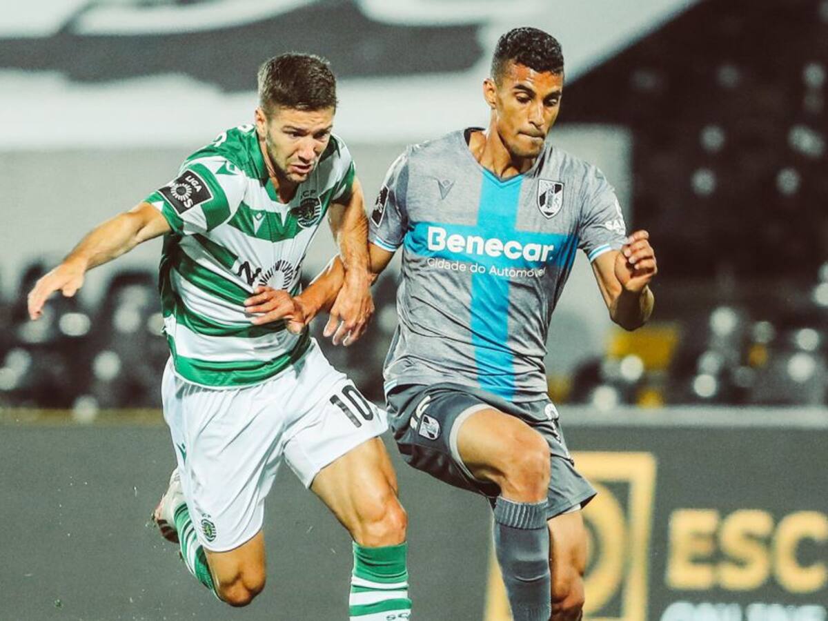 Sporting empató a domicilio contra Guimarães y Borja no vio minutos