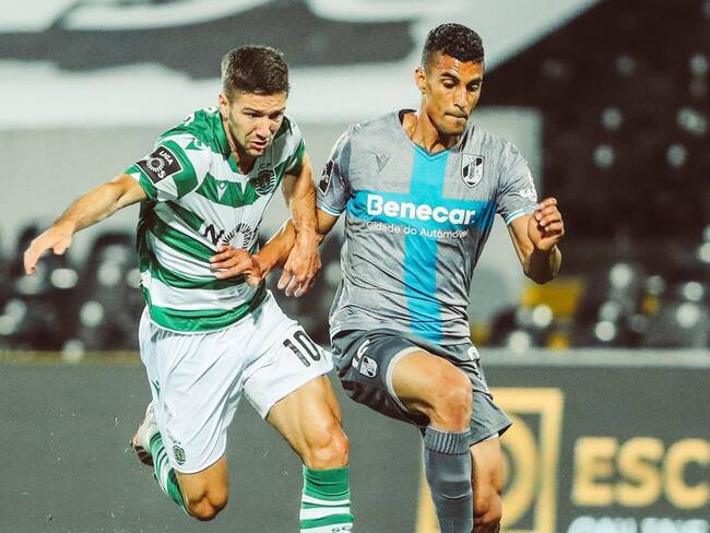 Sporting empató a domicilio contra Guimarães y Borja no vio minutos