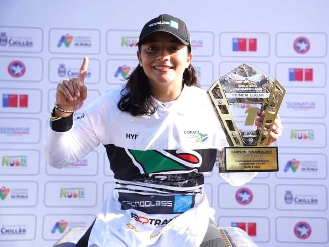 Sharid Fayad, campeona del Campeonato Panamericano de BMX