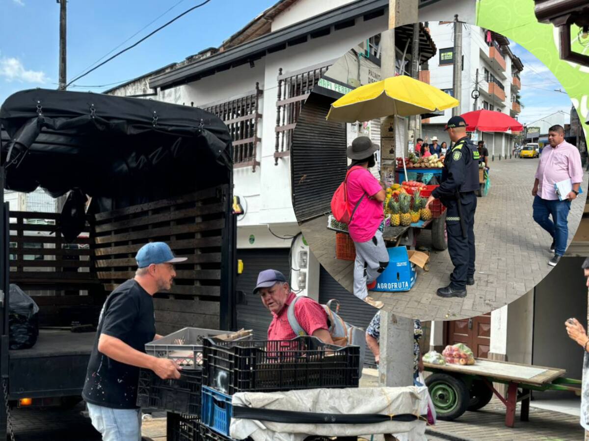 Pese a advertencias incautaron 4 carretas en operativo de espacio público en Rionegro