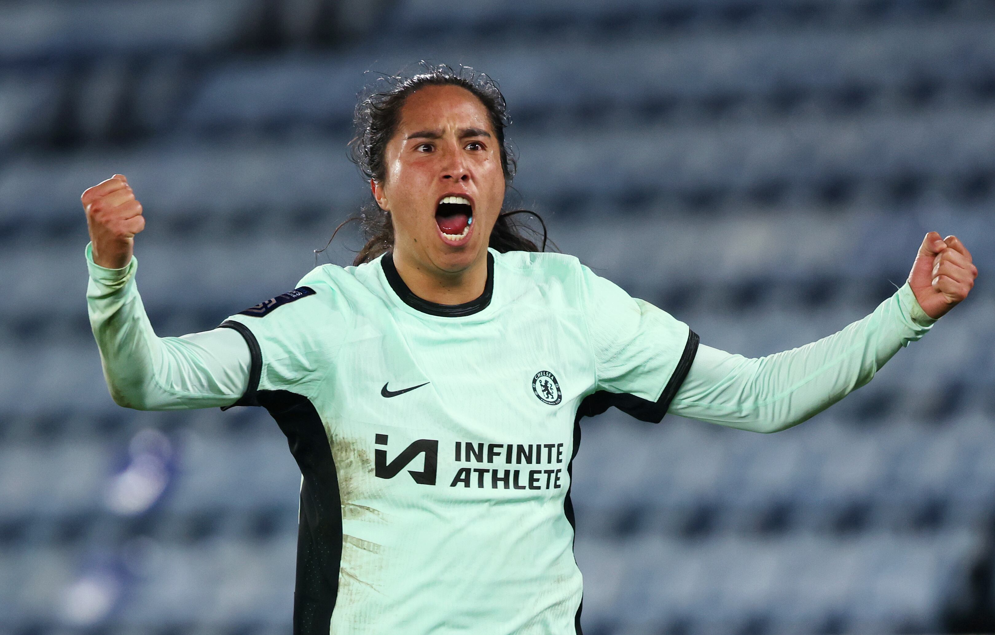 Mayra Ramírez marcó en la victoria del Chelsea. (Photo by Morgan Harlow/Getty Images)