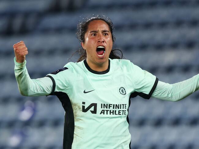 Mayra Ramírez marcó en la victoria del Chelsea. (Photo by Morgan Harlow/Getty Images)
