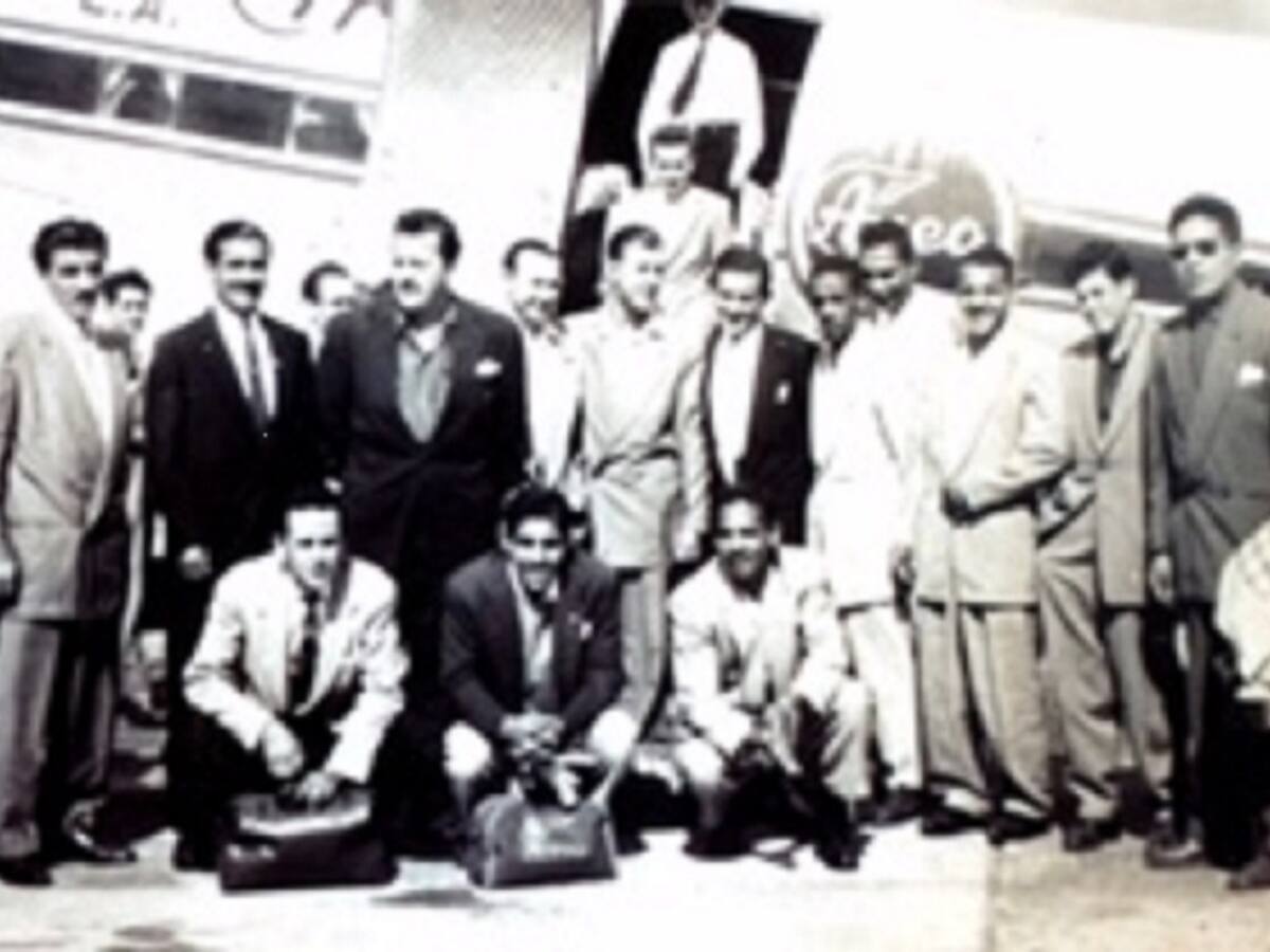 El América de 1953, año de su retiro de la liga colombiana