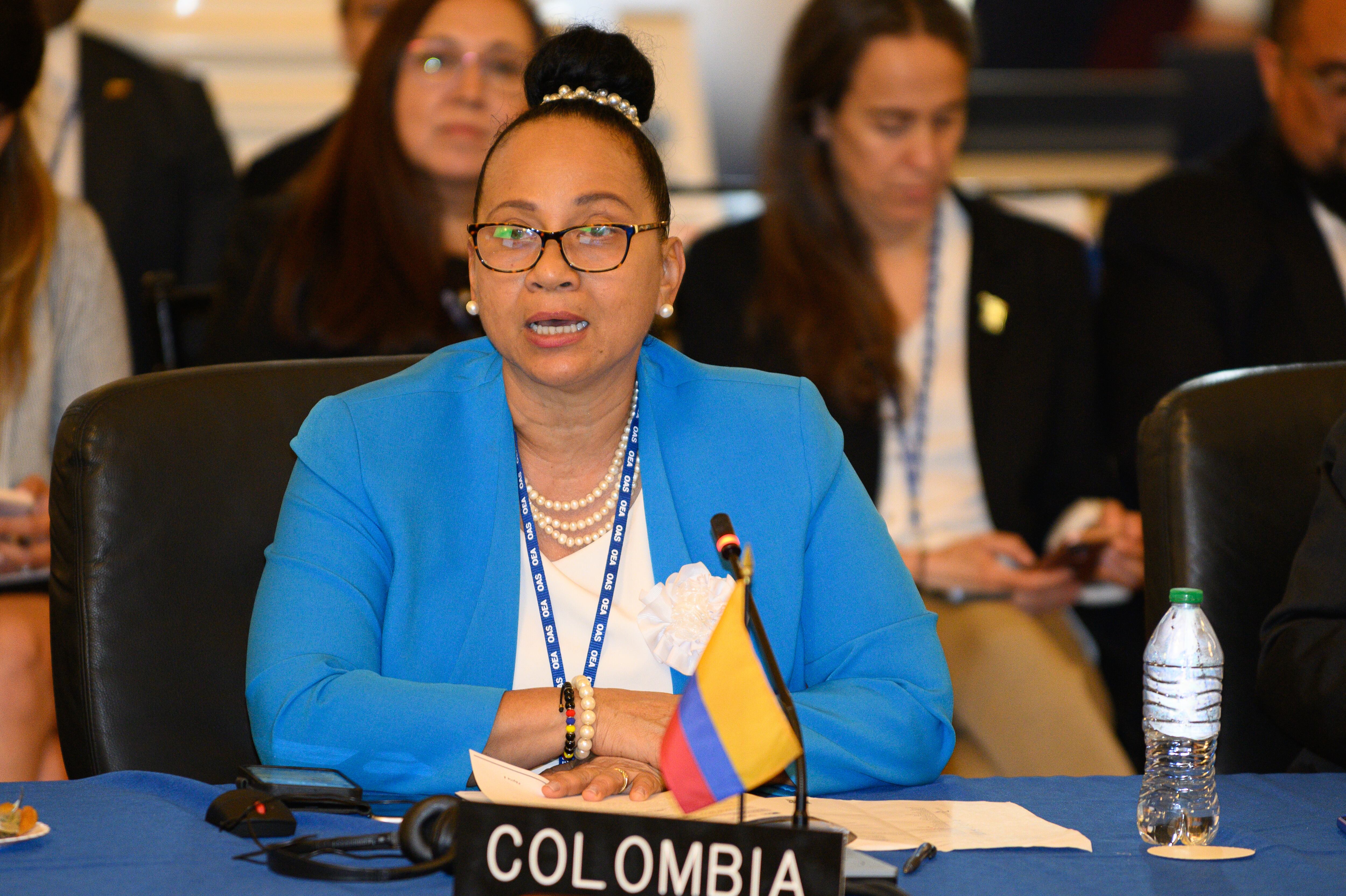 Vicecanciller de Colombia, Elizabeth Taylor-Jay. Foto: Juan Manuel Herrera, OEA