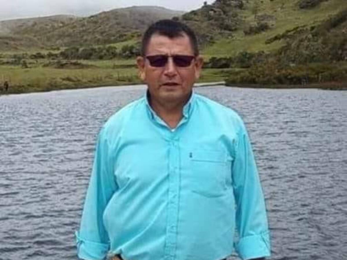 Encuentran sin vida a Luis Obdulio Ramón, líder campesino secuestrado en Boyacá