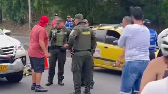 Gremio de ciclistas rechaza accidente que dejó tres deportistas lesionados en Cúcuta. Foto: Cortesía.