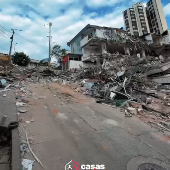 Afectaciones por el terremoto en Manizales. Foto: pantallazo Casas del alma.