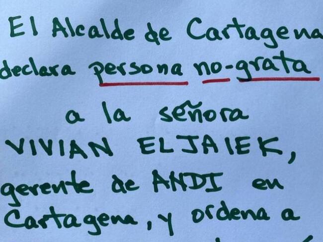 La publicación fue hecha por el alcalde Dau a través de sus redes sociales
