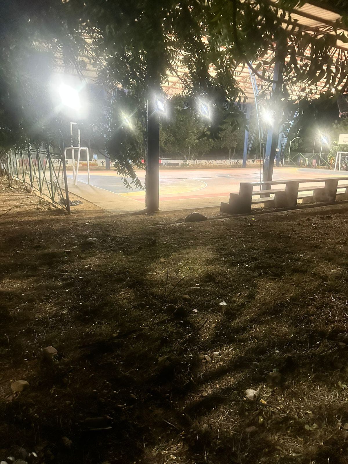 Cancha del barrio La Ermita. / Foto: Cortesía.
