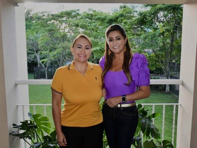 Adriana Matiz, gobernadora del Tolima y Linda Perdomo, designada como secretaria de inclusión social