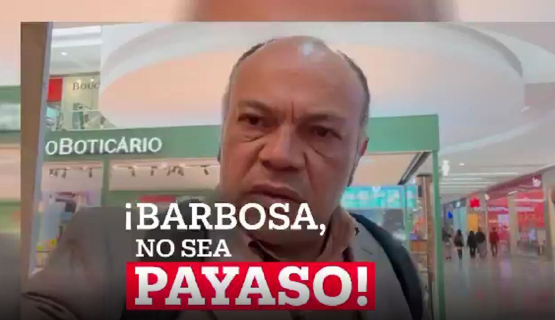 "No sea payaso fiscal Barbosa, a posar de eficiente": Colmenares