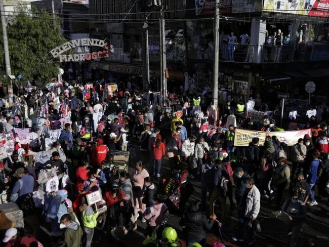 Aglomeraciones en San victorino