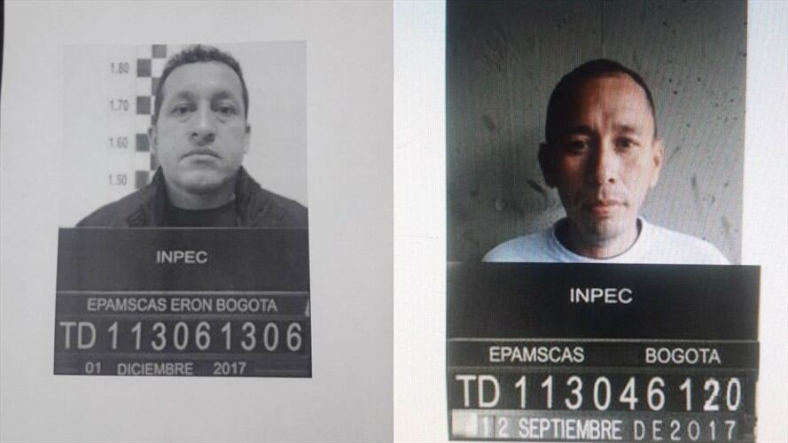 Los reclusos fueron identificados como Olmedo Vargas Padilla y Jhon Gutiérrez Rincón. Foto: W Radio