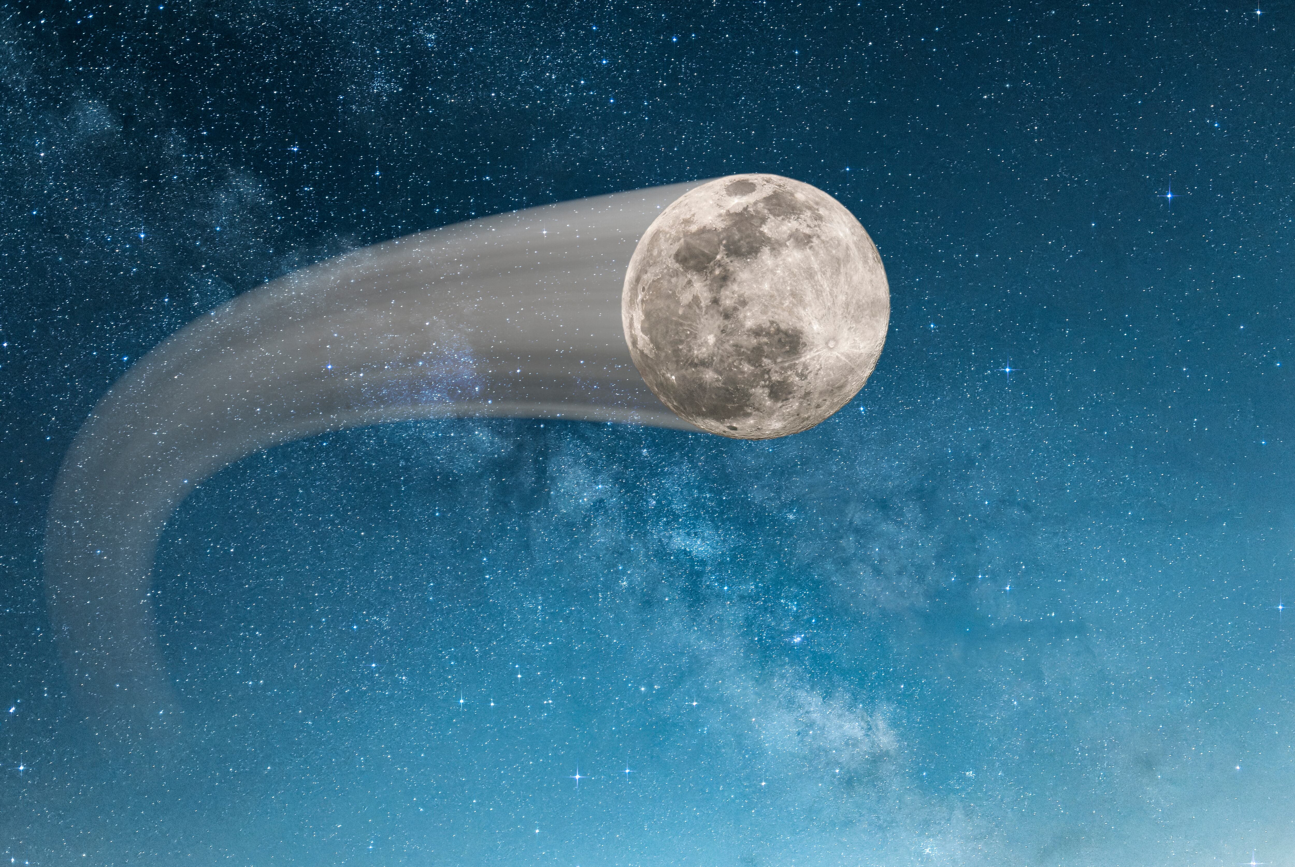 Fuerza misteriosa estaría formando agua en la luna. Foto: Getty Images