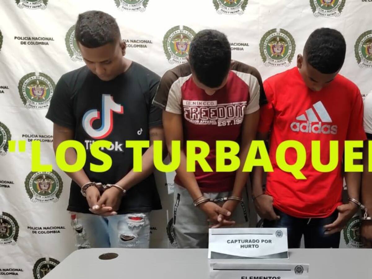 Cayeron ‘Los Turbaqueros’, presuntos autores de robos en Turbaco y Arjona