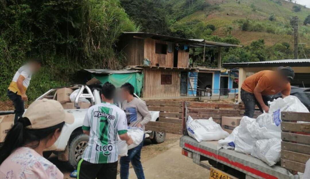 Ayudas humanitarias a desplazados