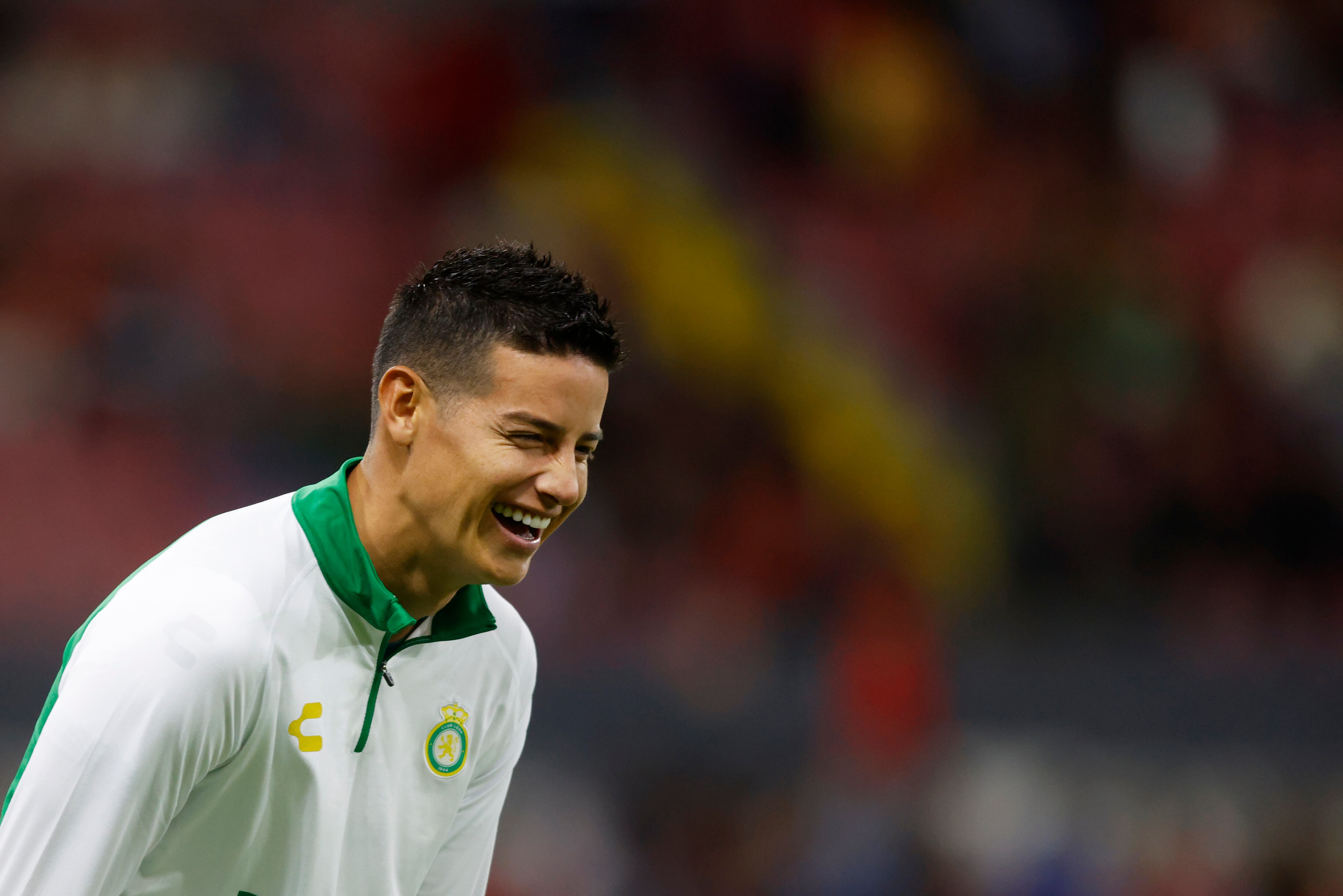 James Rodríguez, jugador del Club León (México). EFE/ Francisco Guasco