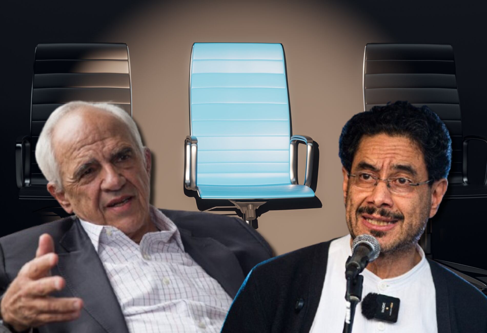 Ernesto Samper e Iván Cepeda. Fotos: (Colprensa - Catalina Olaya) / (Photo by Sebastian Barros/NurPhoto via Getty Images)